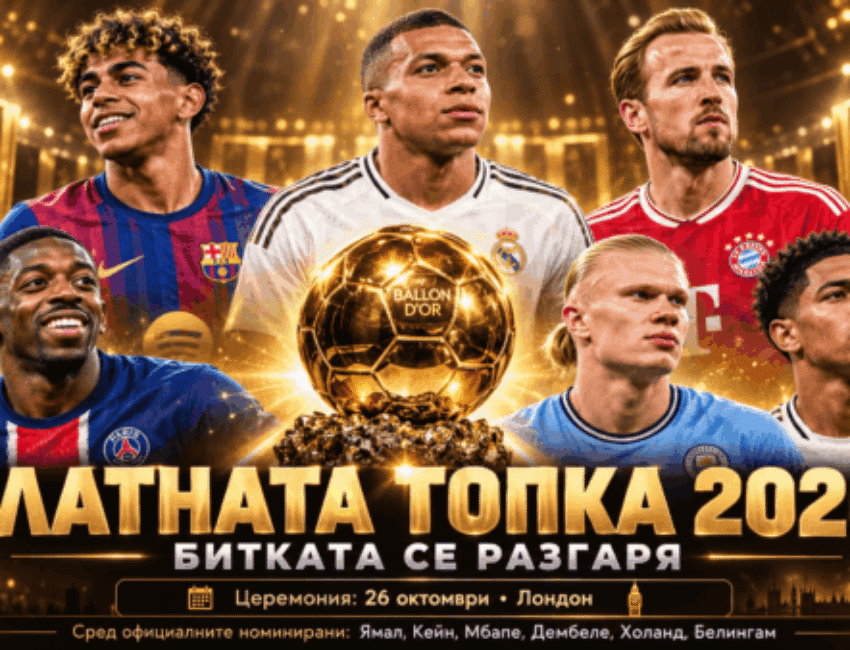 Златната топка 2026 bet365